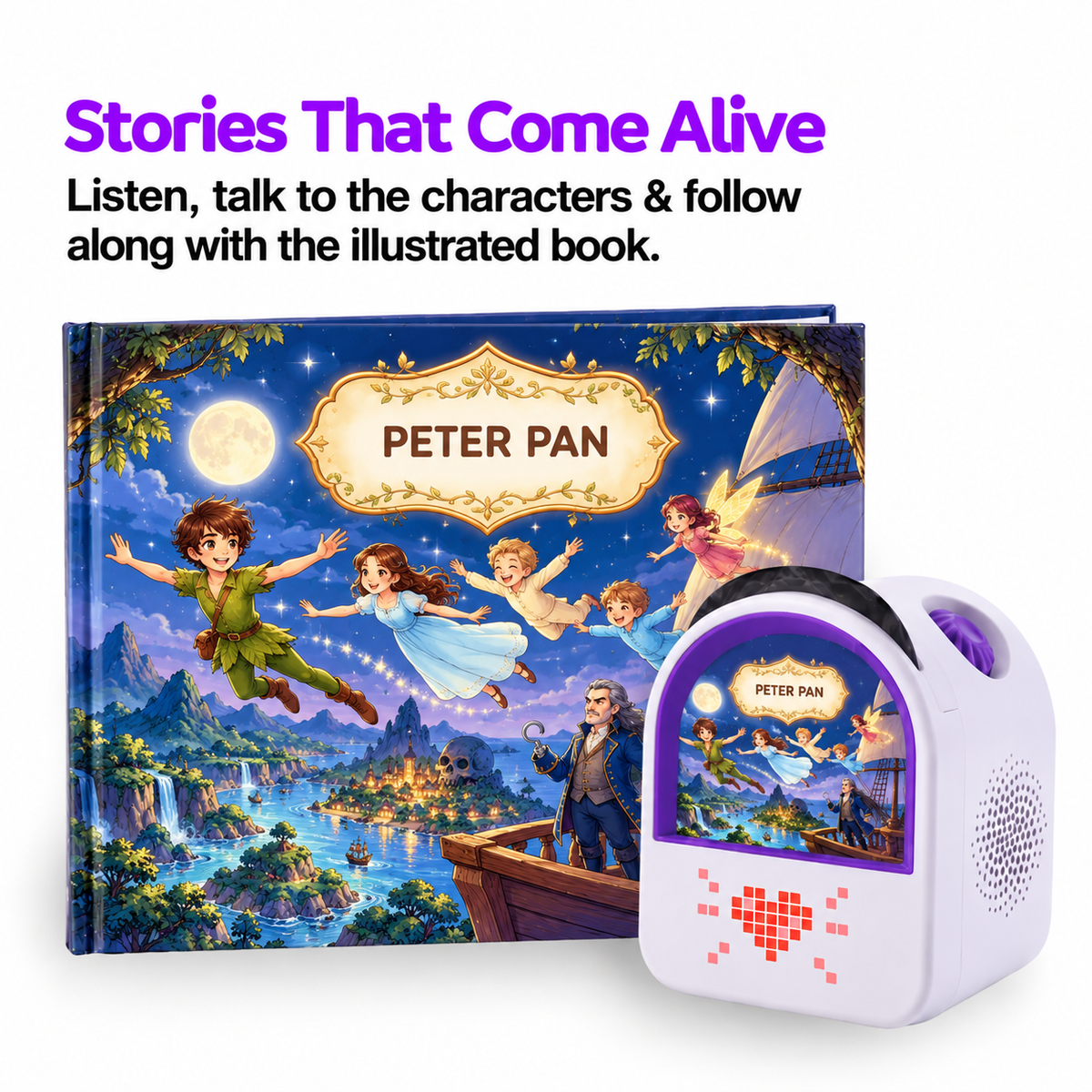 Peter Pan playset with Wippi player