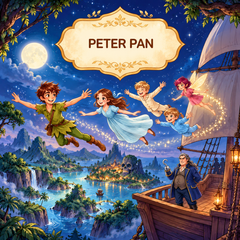 Peter Pan story illustration