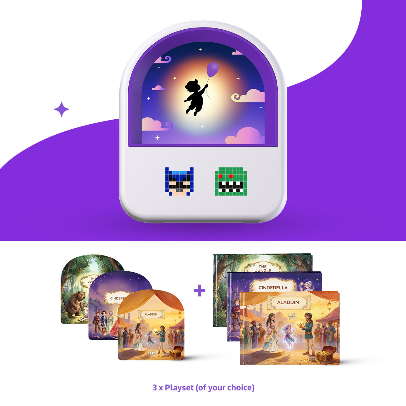 Wippi Essentials Kit (Wippi Player + 3 Playsets of Your Choice)