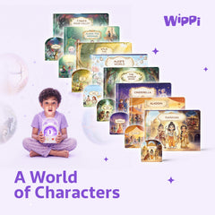 Wippi Royal Kit (Wippi Player + 5 Story Playsets of Your Choice)