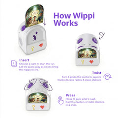 Wippi Royal Kit (Wippi Player + 5 Story Playsets of Your Choice)